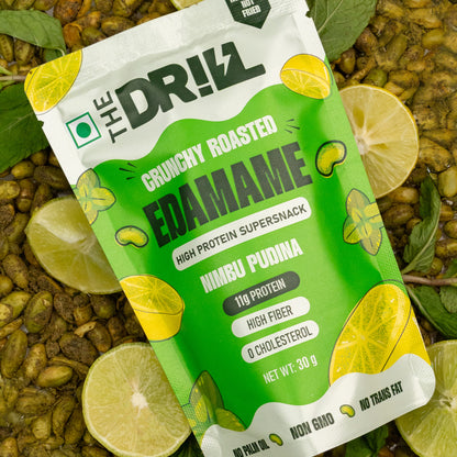 The Drill Crunchy Roasted Edamame - Nimbu Pudina | Combo Pack