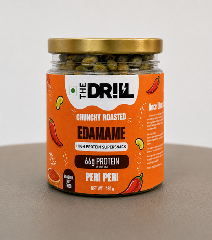 Family Pack : Roasted Edamame Piri Piri Lemon (180g JAR)