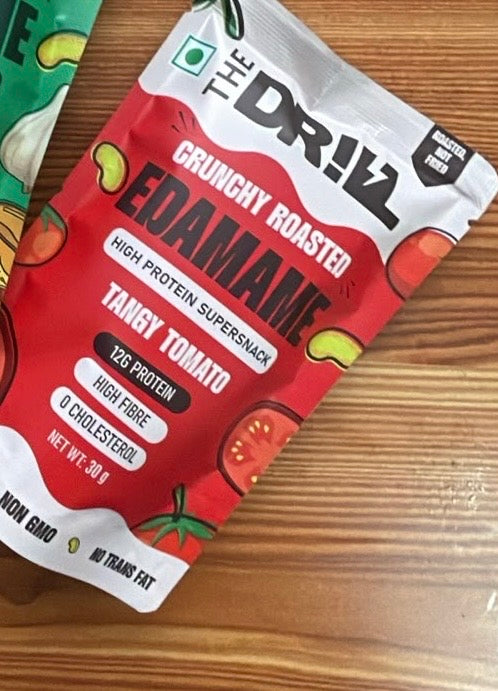 The Drill Crunchy Roasted Edamame : Tangy Tomato
