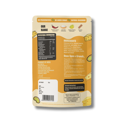 The Drill Crunchy Roasted Edamame - Cheese | Combo Pack