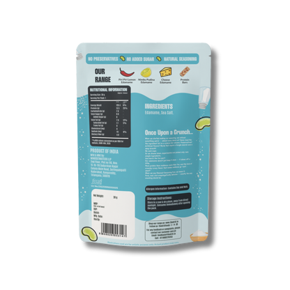 The Drill Crunchy Roasted Edamame - Sea Salt | Combo Pack