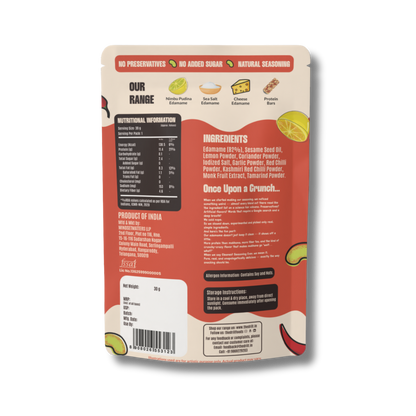 The Drill Crunchy Roasted Edamame - Piri Piri Lemon | Combo Pack