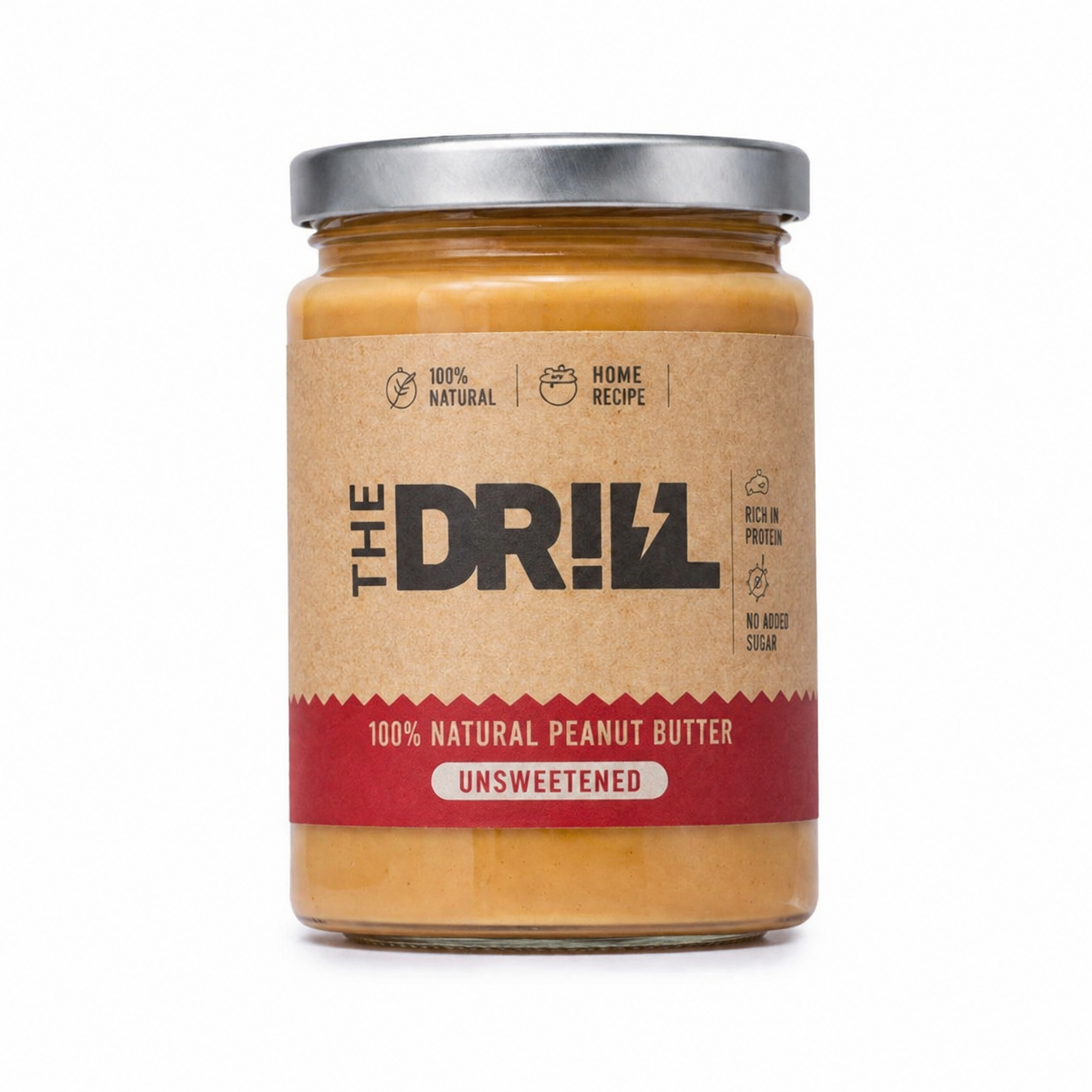 Unsweetened Purely Natural Peanut Butter Jar : 380 mL : 100% Light Roasted Peanuts