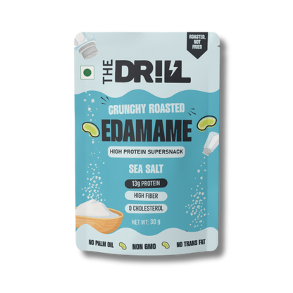 The Drill Crunchy Roasted Edamame - Sea Salt | Combo Pack