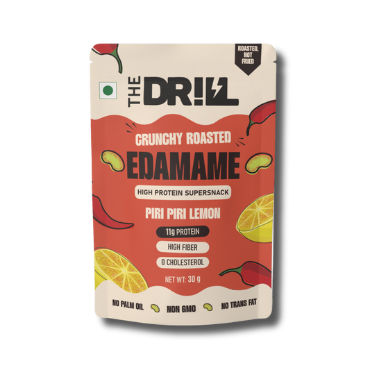 The Drill Crunchy Roasted Edamame - Piri Piri Lemon | Combo Pack