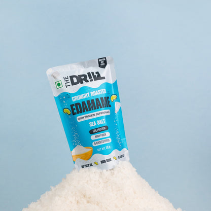 The Drill Crunchy Roasted Edamame - Sea Salt